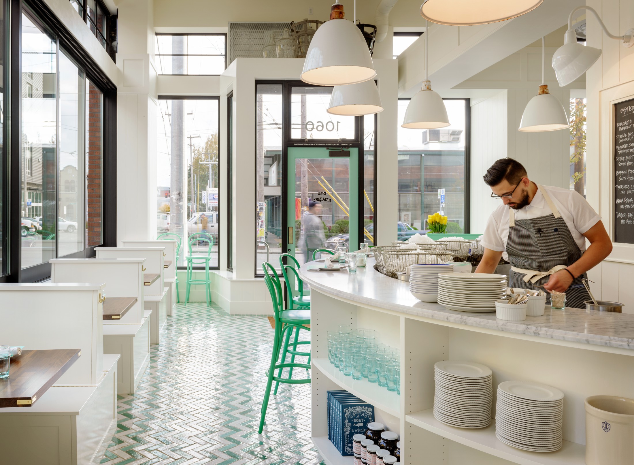 Inside view of one of the best coffee shops in Seattle